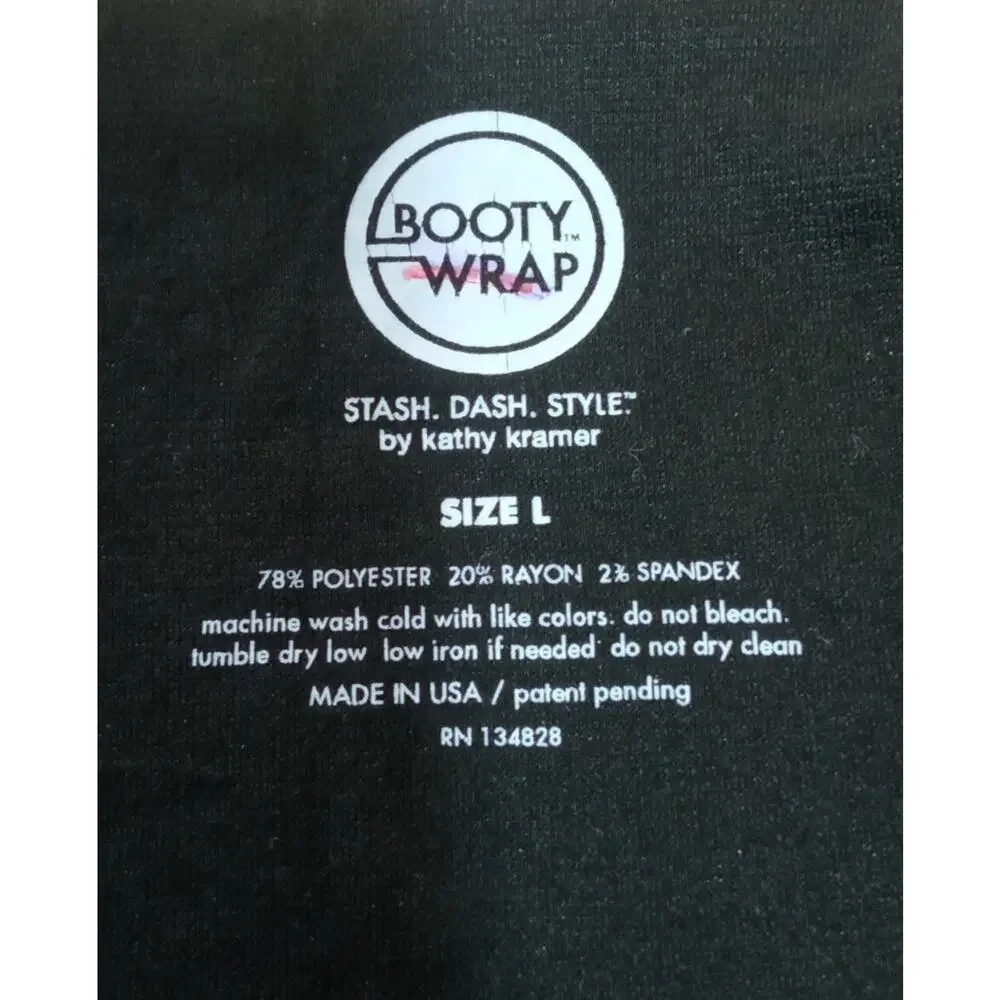Booty Wrap by Kathy Kramer Black Size Large NWT - Picture 4 of 9